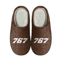 Thumbnail for 767 Flat Text Designed Cotton Slippers