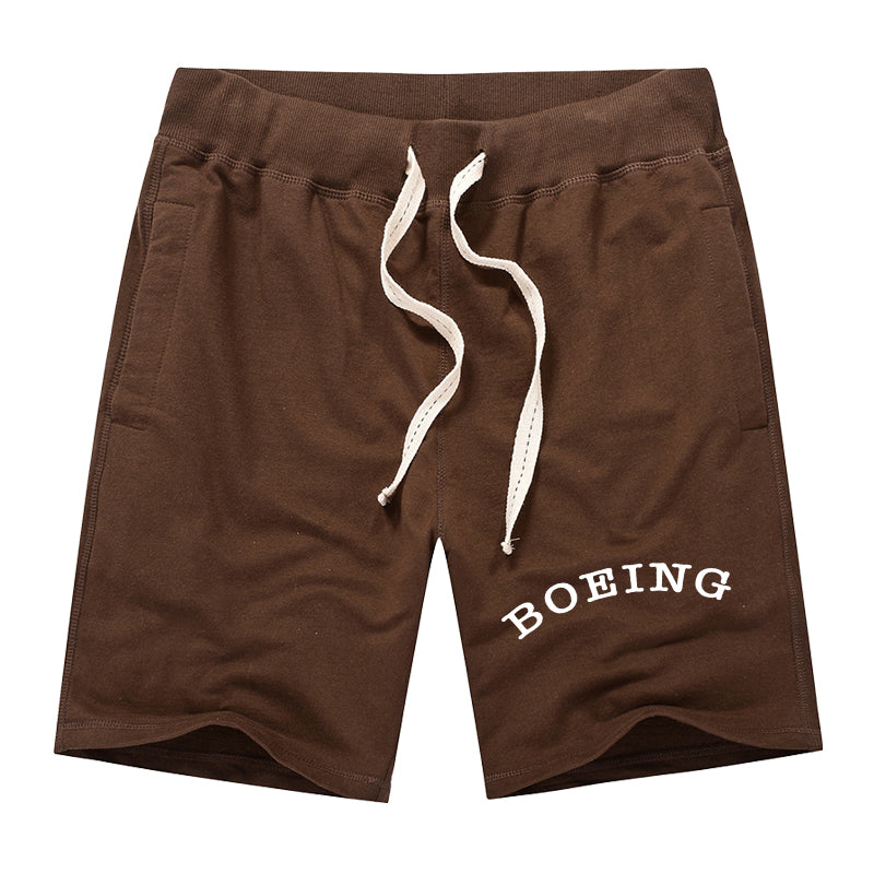 Special BOEING Text Designed Cotton Shorts