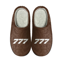 Thumbnail for 777 Flat Text Designed Cotton Slippers