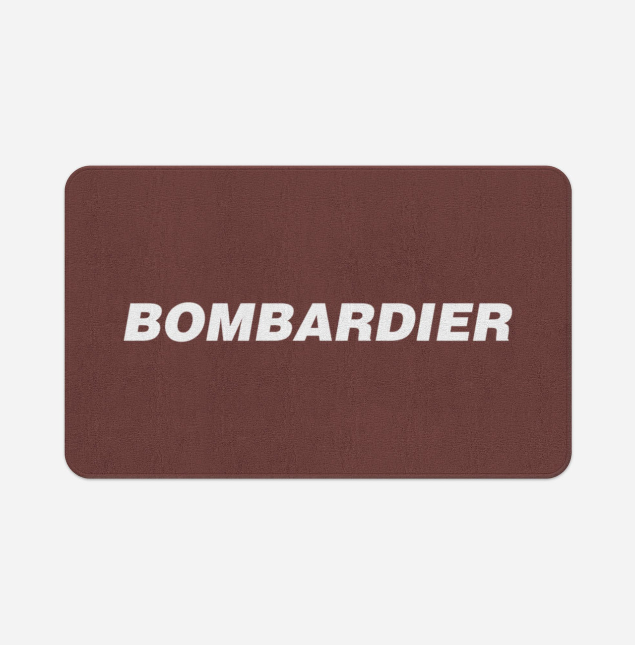 Bombardier & Text Designed Bath Mats