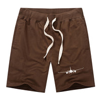 Thumbnail for Airbus A350 Silhouette Designed Cotton Shorts