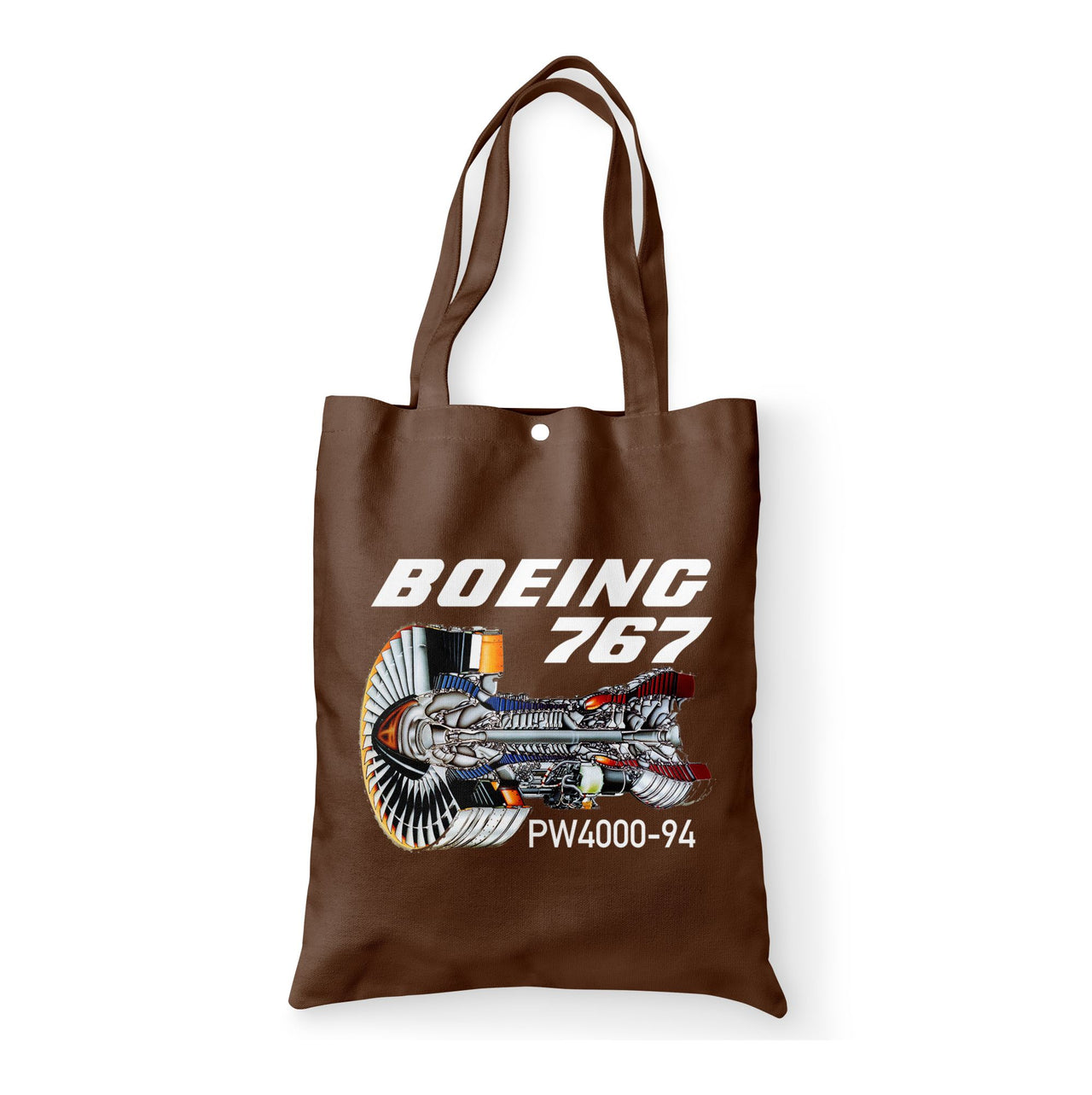 Boeing 767 Engine (PW4000-94) Designed Tote Bags