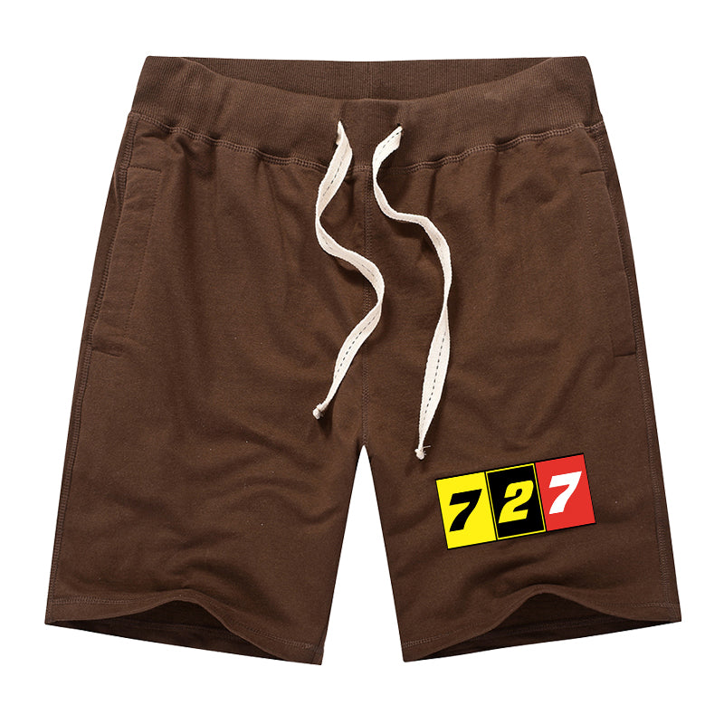 Flat Colourful 727 Designed Cotton Shorts
