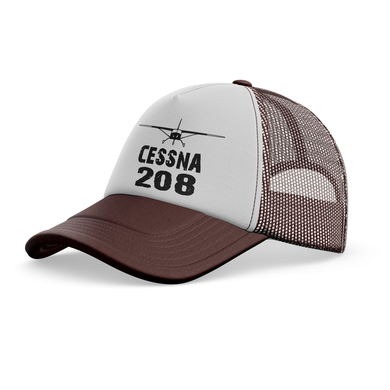 Cessna 208 & Plane Designed Trucker Caps & Hats