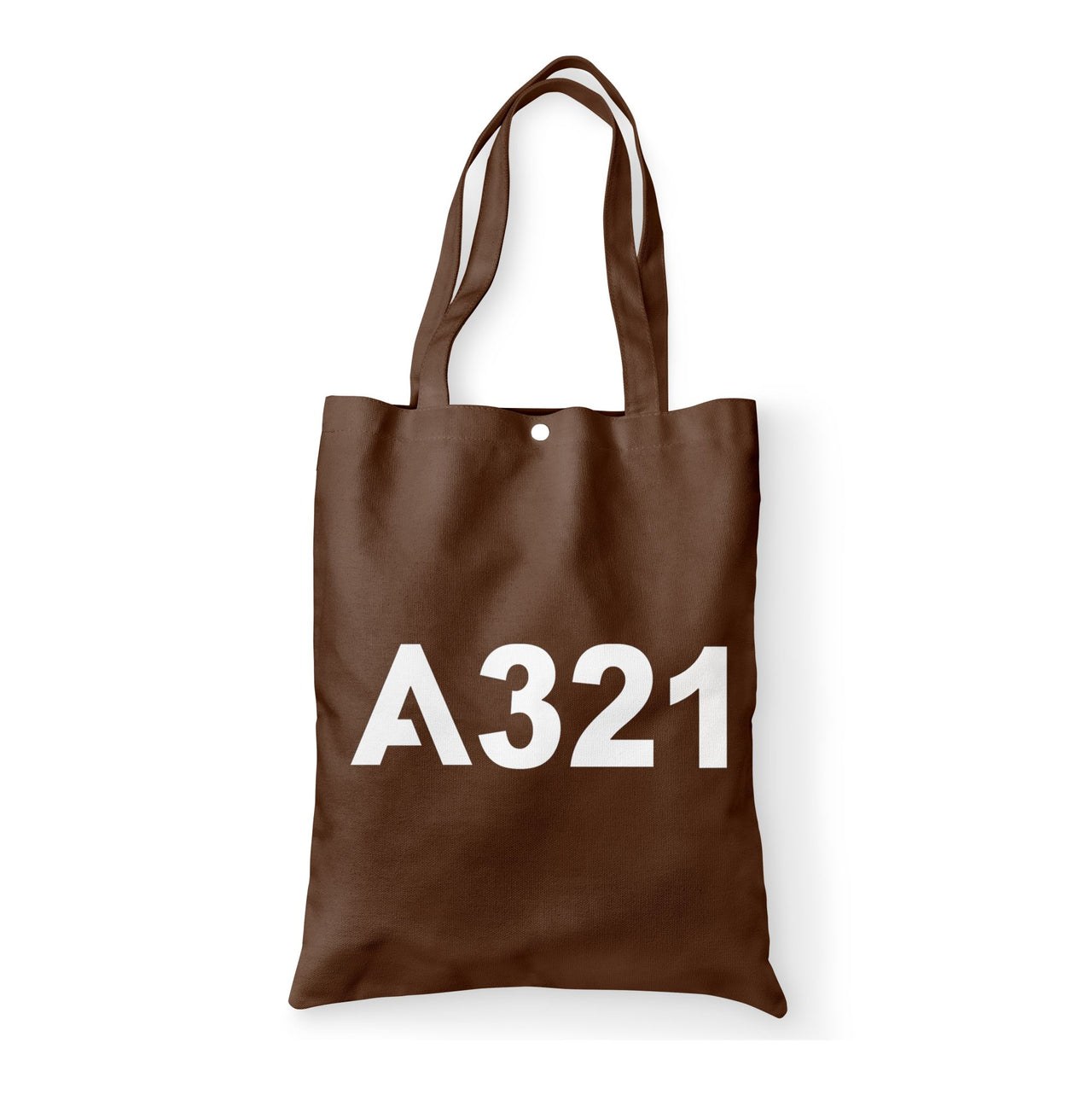 A321 Flat Text Designed Tote Bags