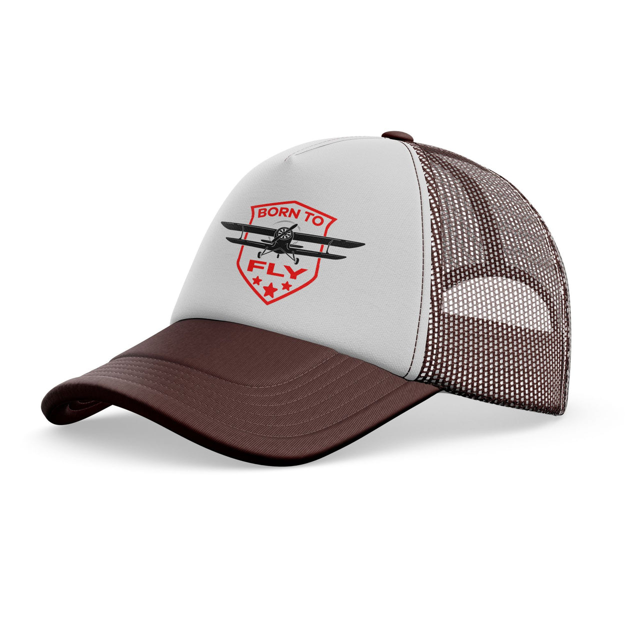 Born To Fly Designed Designed Trucker Caps & Hats