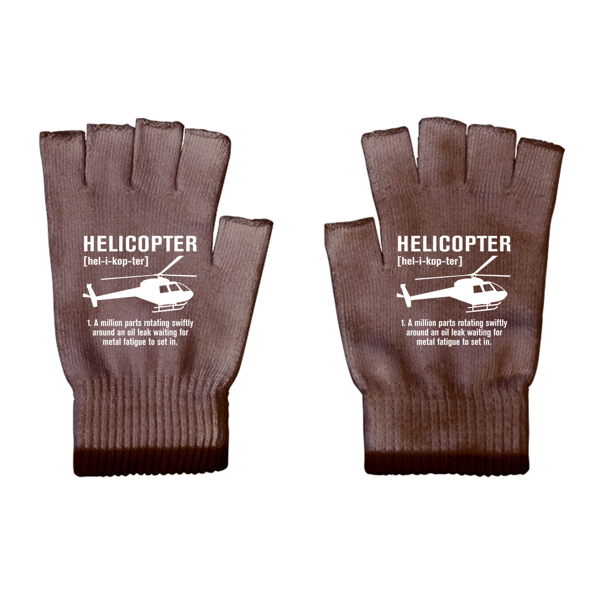 Helicopter [Noun] Designed Cut Gloves