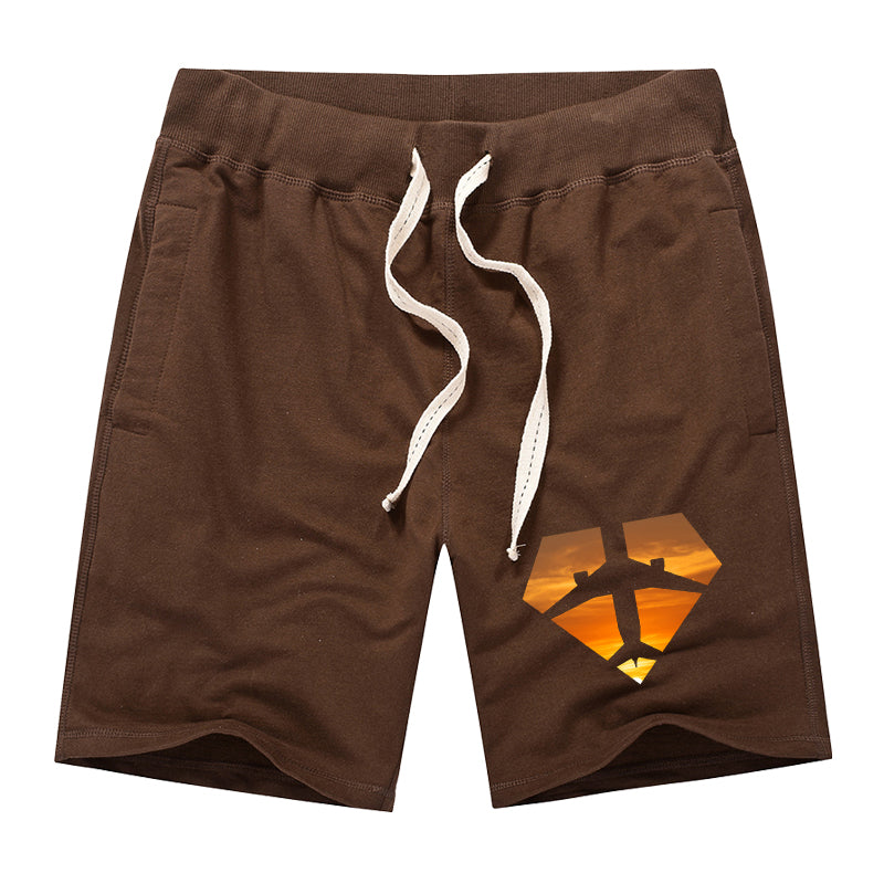 Supermen of The Skies (Sunset) Designed Cotton Shorts