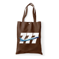 Thumbnail for Super Boeing 777 Intercontinental Designed Tote Bags