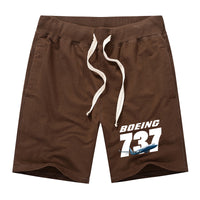 Thumbnail for Super Boeing 737+Text Designed Cotton Shorts