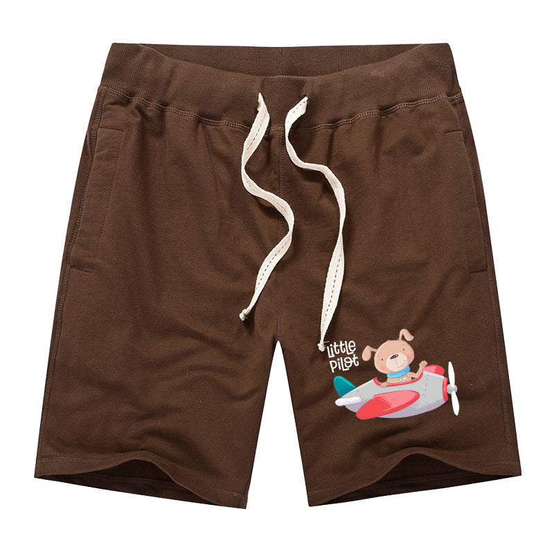 Little Pilot Designed Cotton Shorts