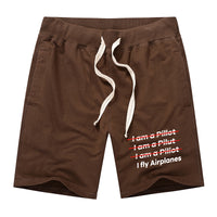 Thumbnail for I Fly Airplanes Designed Cotton Shorts