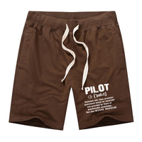 Thumbnail for Pilot [Noun] Designed Cotton Shorts