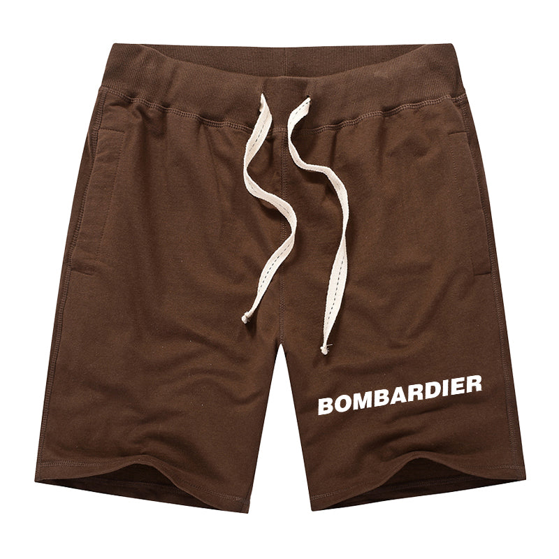 Bombardier & Text Designed Cotton Shorts