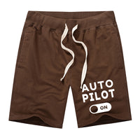 Thumbnail for Auto Pilot ON Designed Cotton Shorts