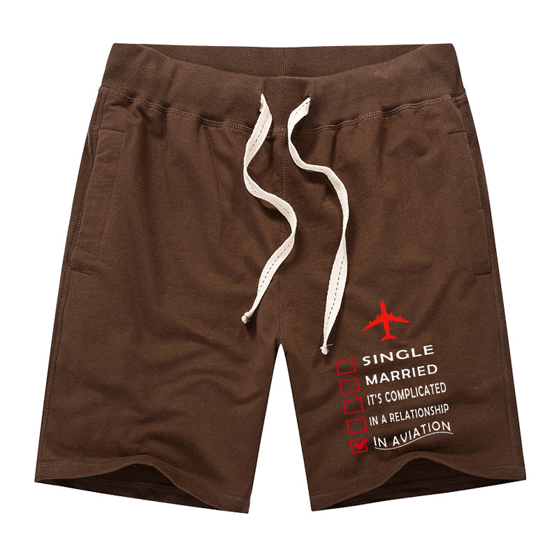 In Aviation Designed Cotton Shorts