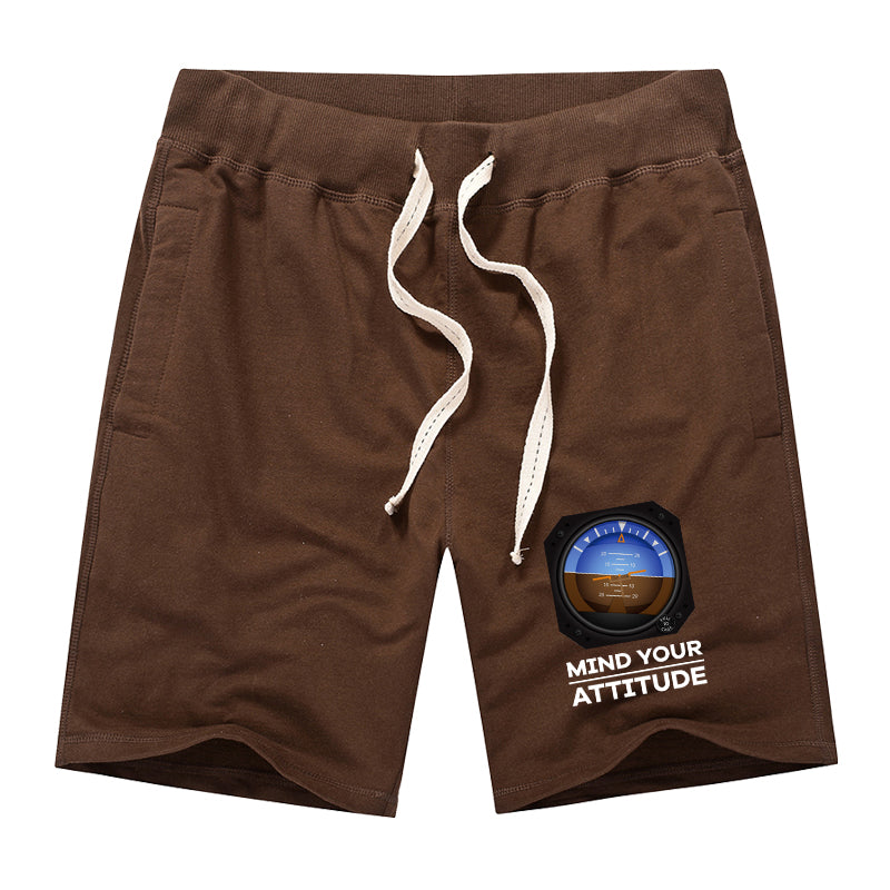 Mind Your Attitude Designed Cotton Shorts