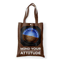 Thumbnail for Mind Your Attitude Designed Tote Bags