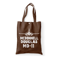 Thumbnail for McDonnell Douglas MD-11 & Plane Designed Tote Bags
