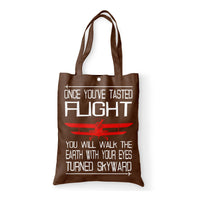 Thumbnail for Once You've Tasted Flight Designed Tote Bags
