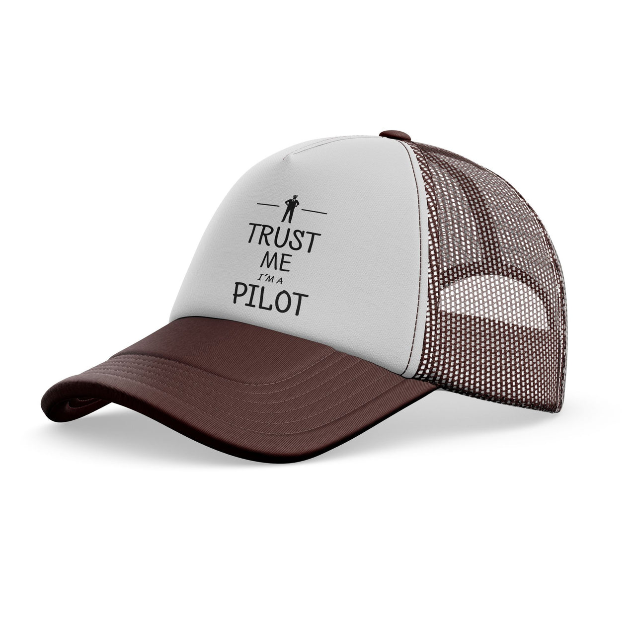 Trust Me I'm a Pilot Designed Trucker Caps & Hats