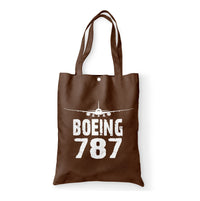 Thumbnail for Boeing 787 & Plane Designed Tote Bags