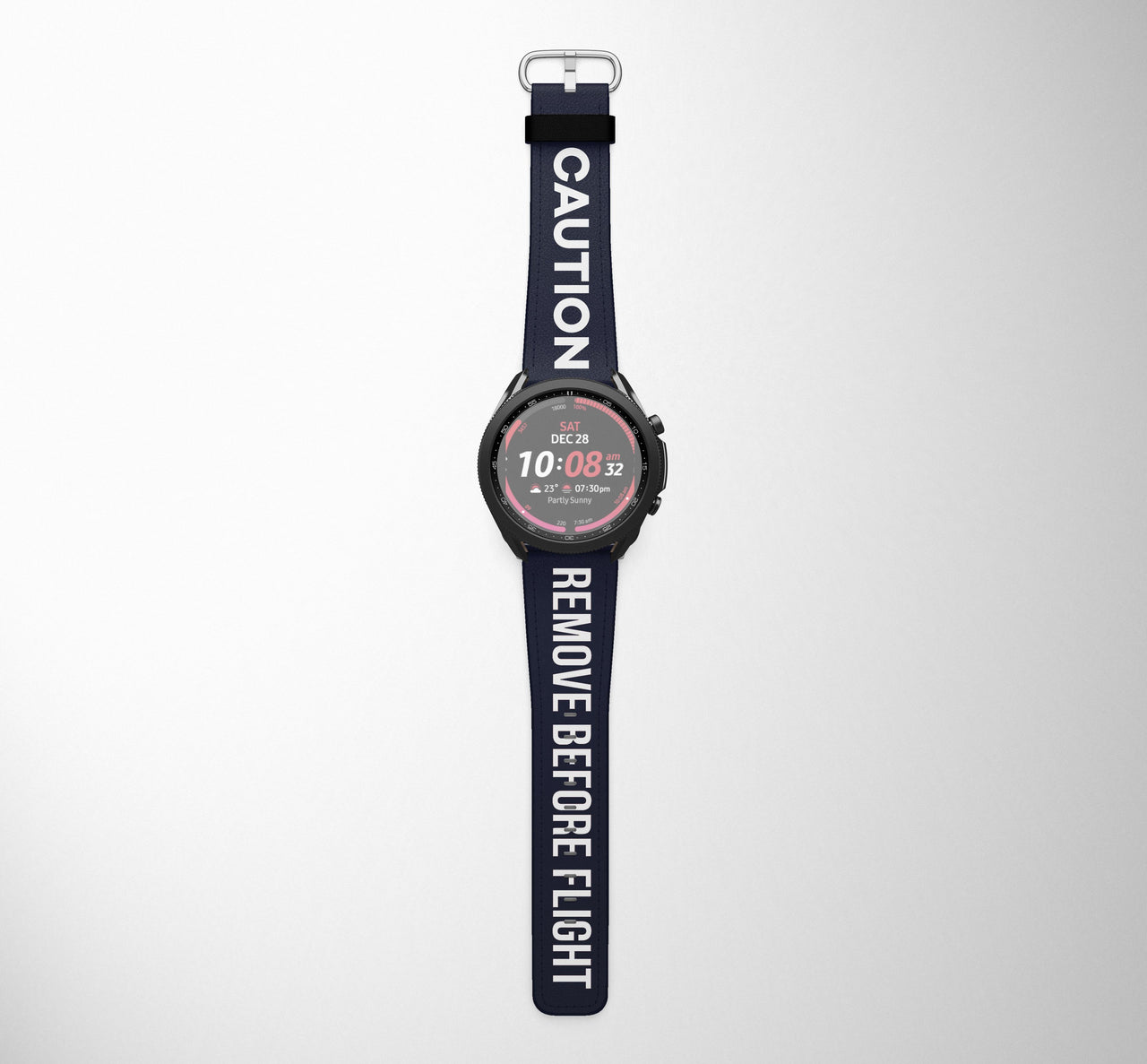CAUTION - Remove Before Flight Designed Samsung & Huawei Watch Bands