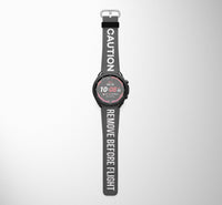Thumbnail for CAUTION - Remove Before Flight Designed Samsung & Huawei Watch Bands