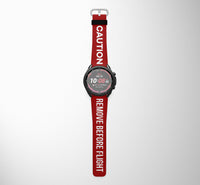 Thumbnail for CAUTION - Remove Before Flight Designed Samsung & Huawei Watch Bands