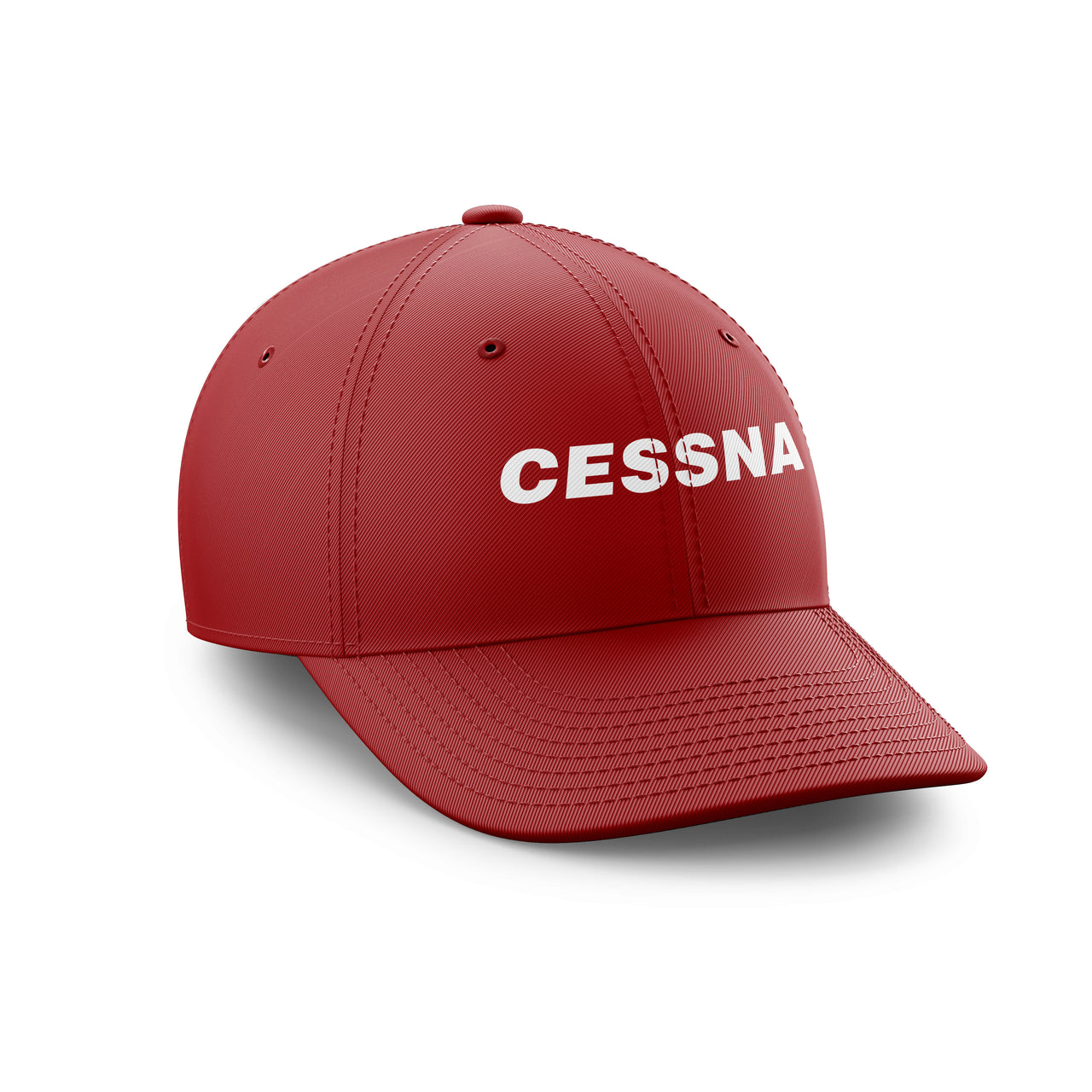 Cessna & Text Designed Embroidered Hats