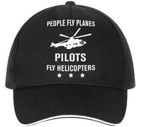 Thumbnail for People Fly Planes Pilots Fly Helicopters Designed Hats Pilot Eyes Store 