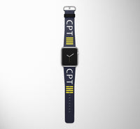 Thumbnail for CPT 4 Lines Designed Leather Apple Watch Straps