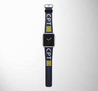 Thumbnail for CPT 4 Lines Designed Leather Apple Watch Straps