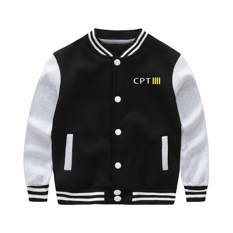 CPT & 4 Lines Designed "CHILDREN" Baseball Jackets