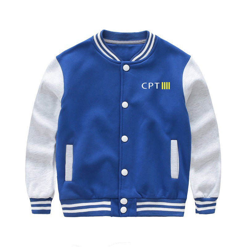 CPT & 4 Lines Designed "CHILDREN" Baseball Jackets