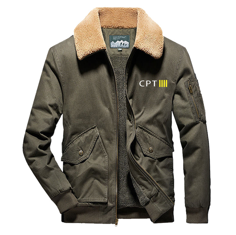 CPT & 4 Lines Designed Thick Bomber Jackets