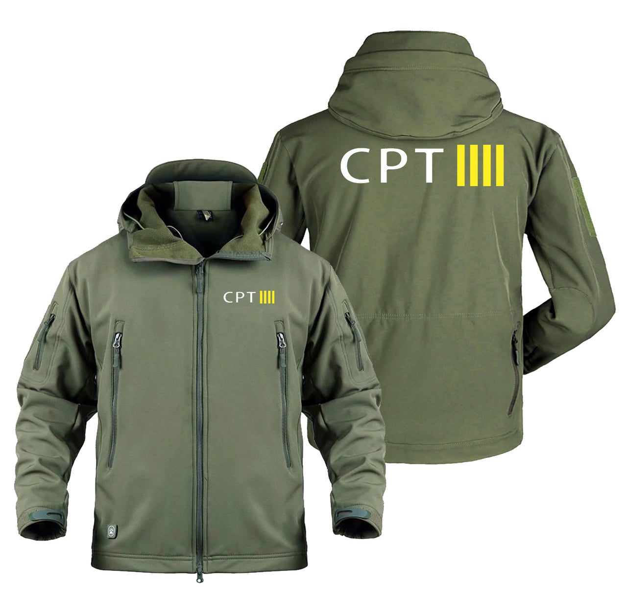 CPT & 4 Lines Designed Military Jackets (Customizable)
