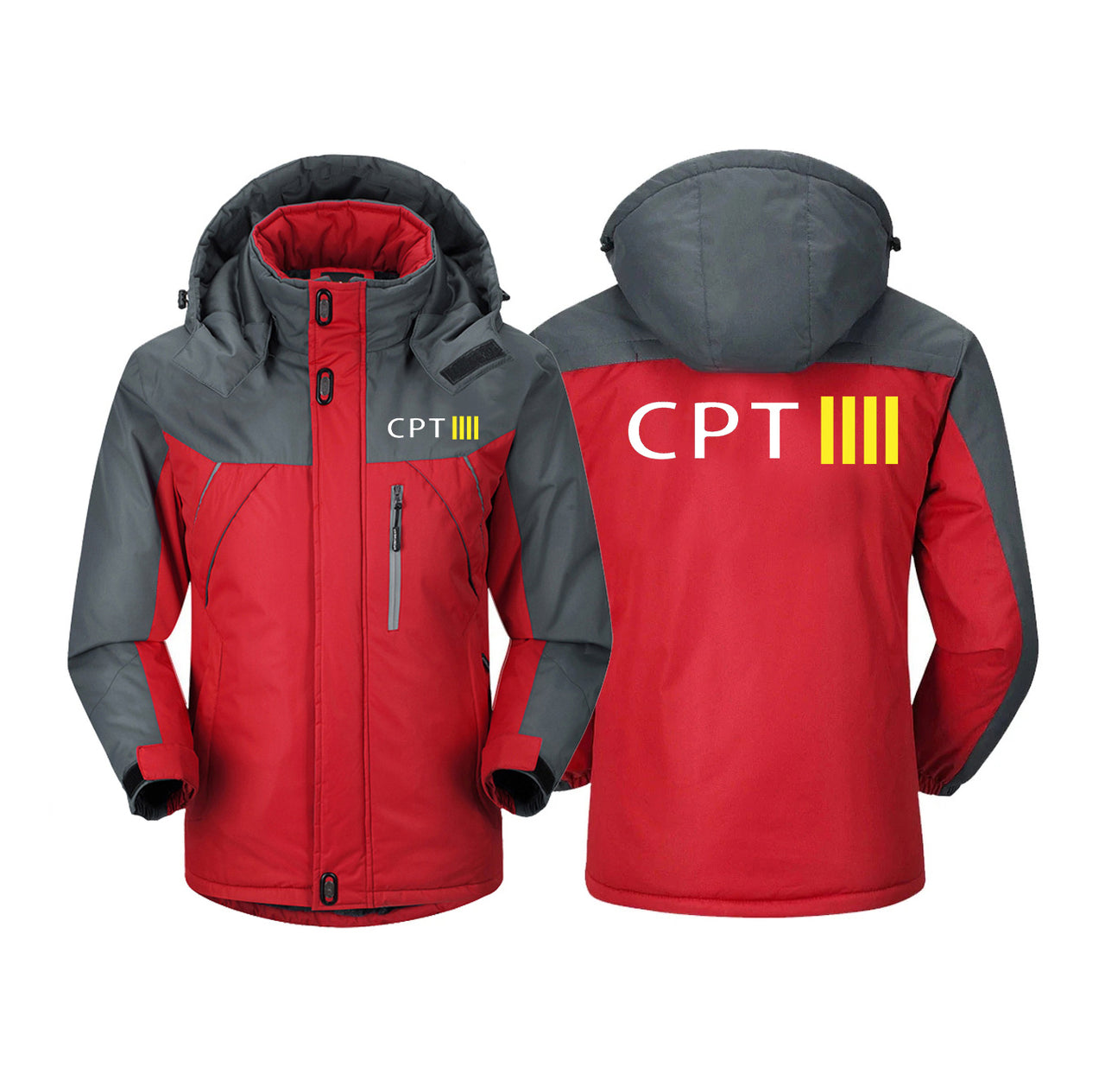 CPT & 4 Lines Designed Thick Winter Jackets