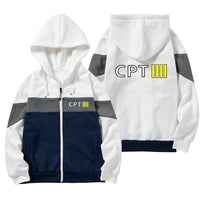 Thumbnail for CPT & 4 Lines Designed Colourful Zipped Hoodies