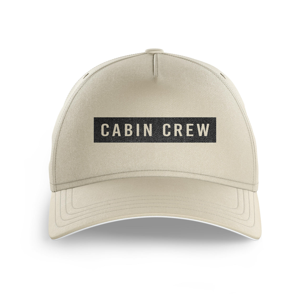 Cabin Crew Text Printed Hats