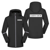Thumbnail for Cabin Crew Text Designed Rain Coats & Jackets