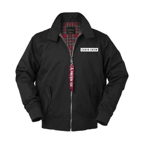 Cabin Crew Text Designed Vintage Style Jackets