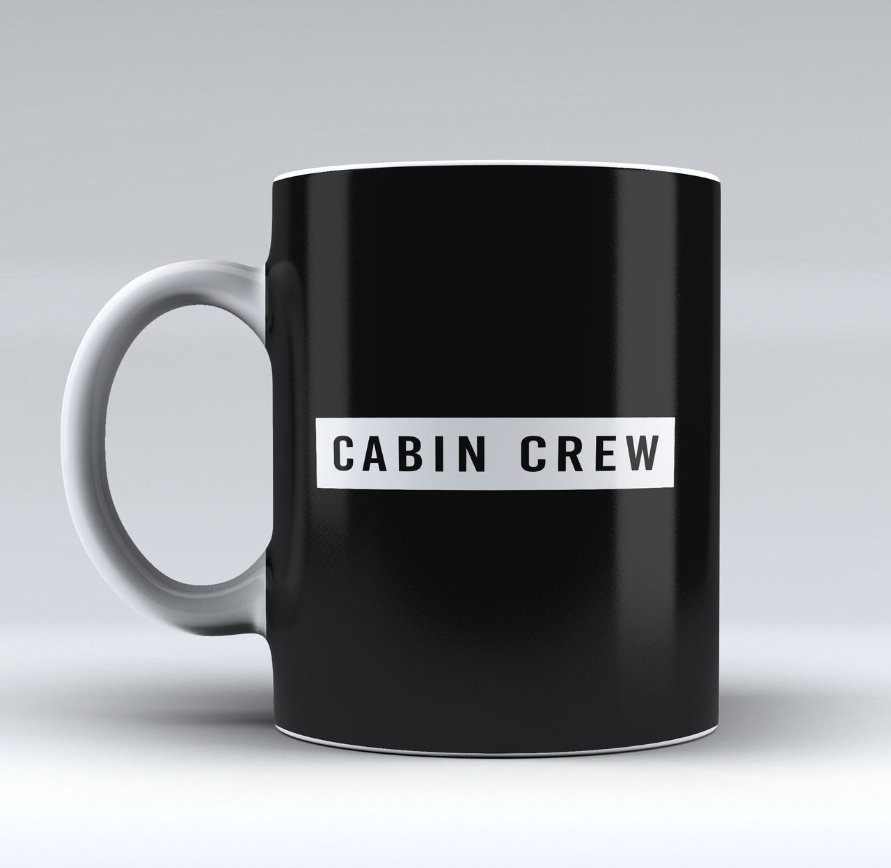 Cabin Crew Text Designed Mugs