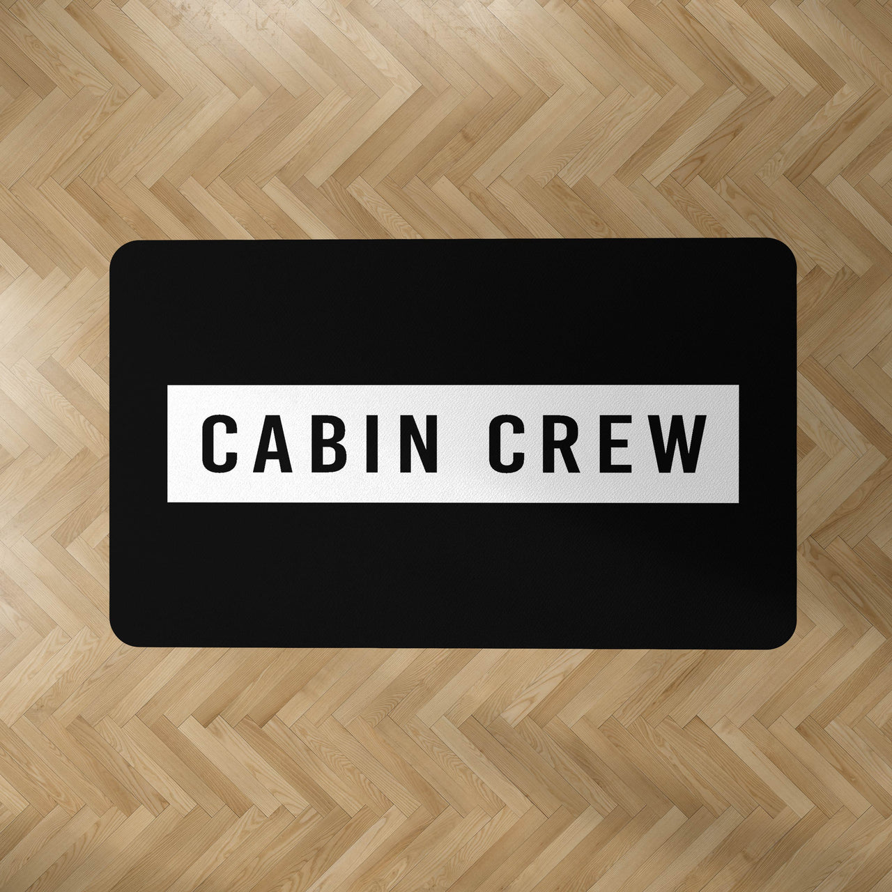 Cabin Crew Text Designed Carpet & Floor Mats