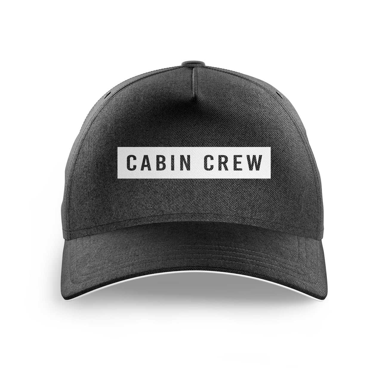 Cabin Crew Text Printed Hats