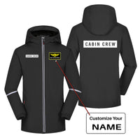Thumbnail for Cabin Crew Text Designed Rain Coats & Jackets