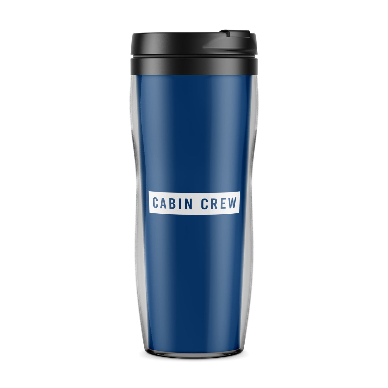 Cabin Crew Text Designed Travel Mugs