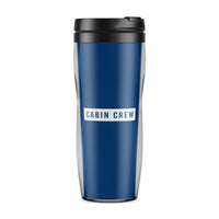 Thumbnail for Cabin Crew Text Designed Travel Mugs