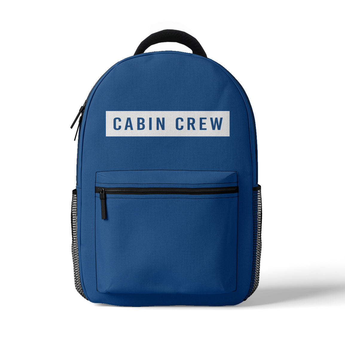 Cabin Crew Text Designed 3D Backpacks