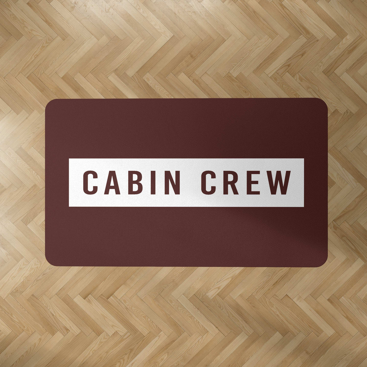 Cabin Crew Text Designed Carpet & Floor Mats